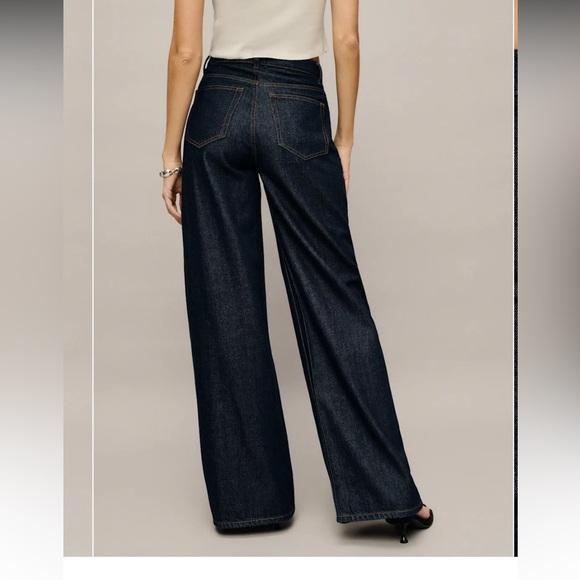 NWT Reformation QUARRY RUI WIDE LEG JEAN Size 26 - Picture 3 of 9